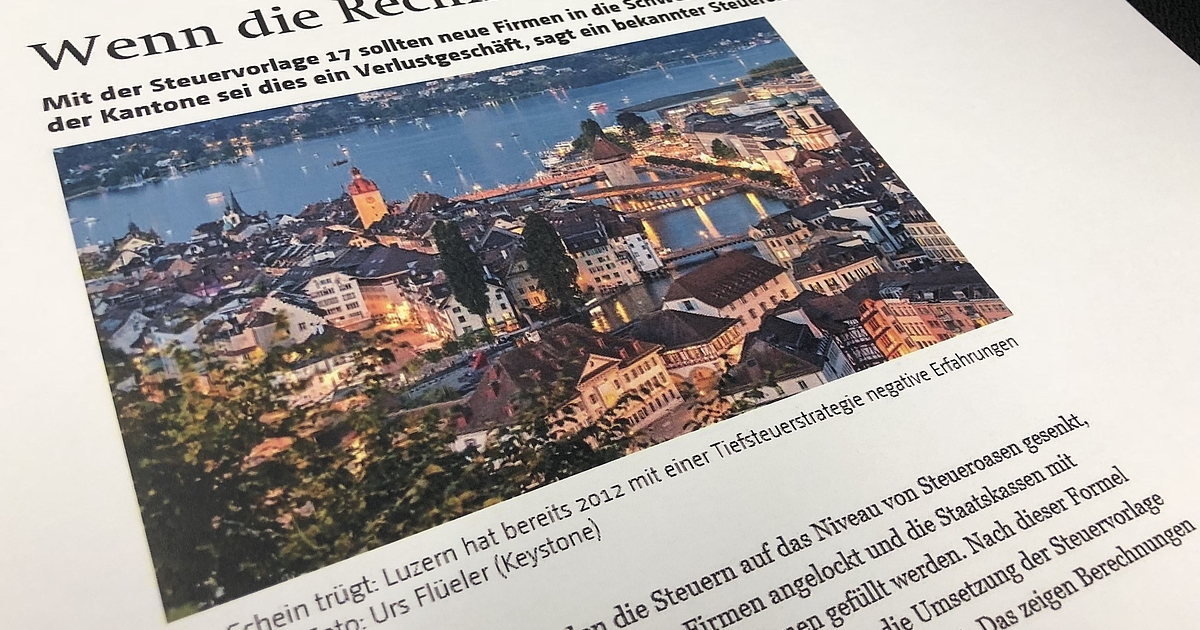 Wenn die Rechnung nicht aufgeht - University of Lucerne